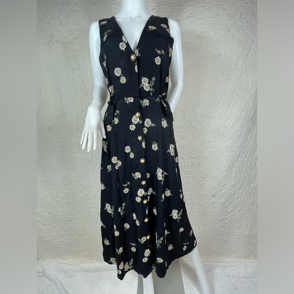 SL Fashions Dresses & Skirts - 🔥Vintage SL Fashion Floral Sleeveless Midi Dress S/M